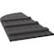Ekena Millwork Americraft 6-Board (3 Batten) Wood Joined Board-n-Batten Shutters w/ Arch Top, ARW401BQ621X77SMH, PR ARW401BQ621X77SMH - alternate 9